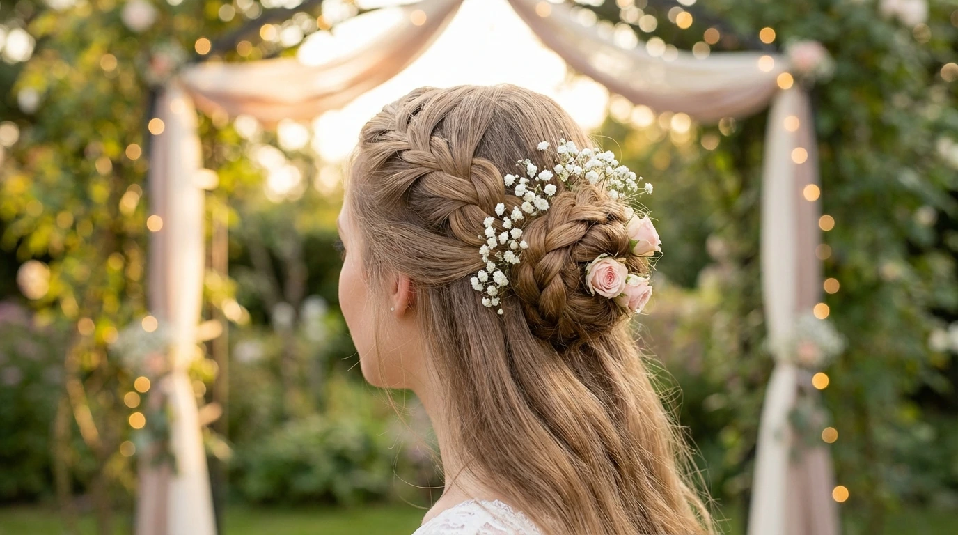 Waterfall Braid Bun