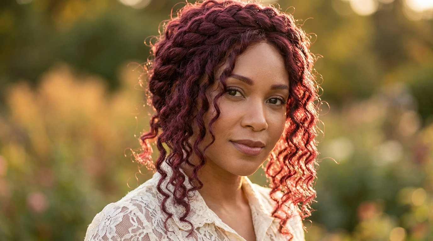 11. Curly Crown Braid