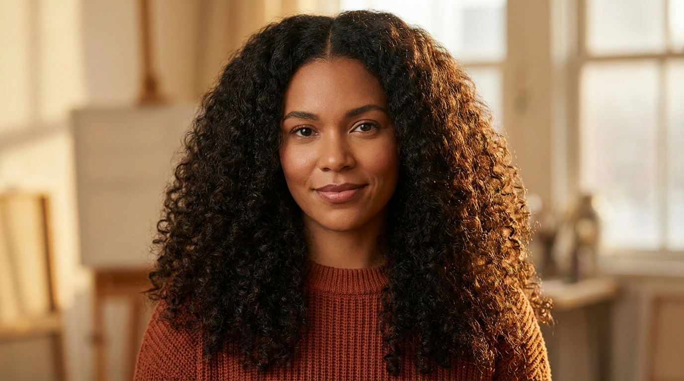 9. Curly Textured Layers