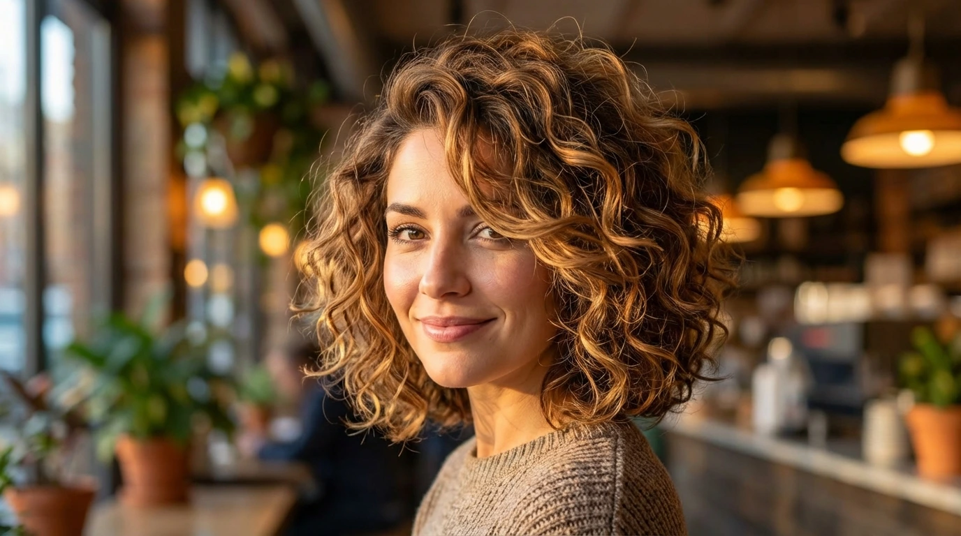 1. Classic Curly Bob