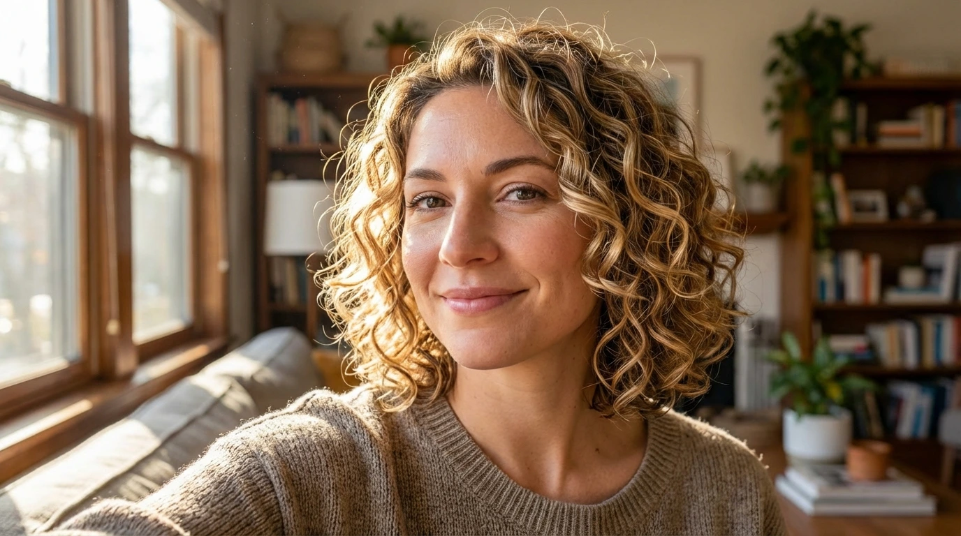 1. Classic Curly Bob