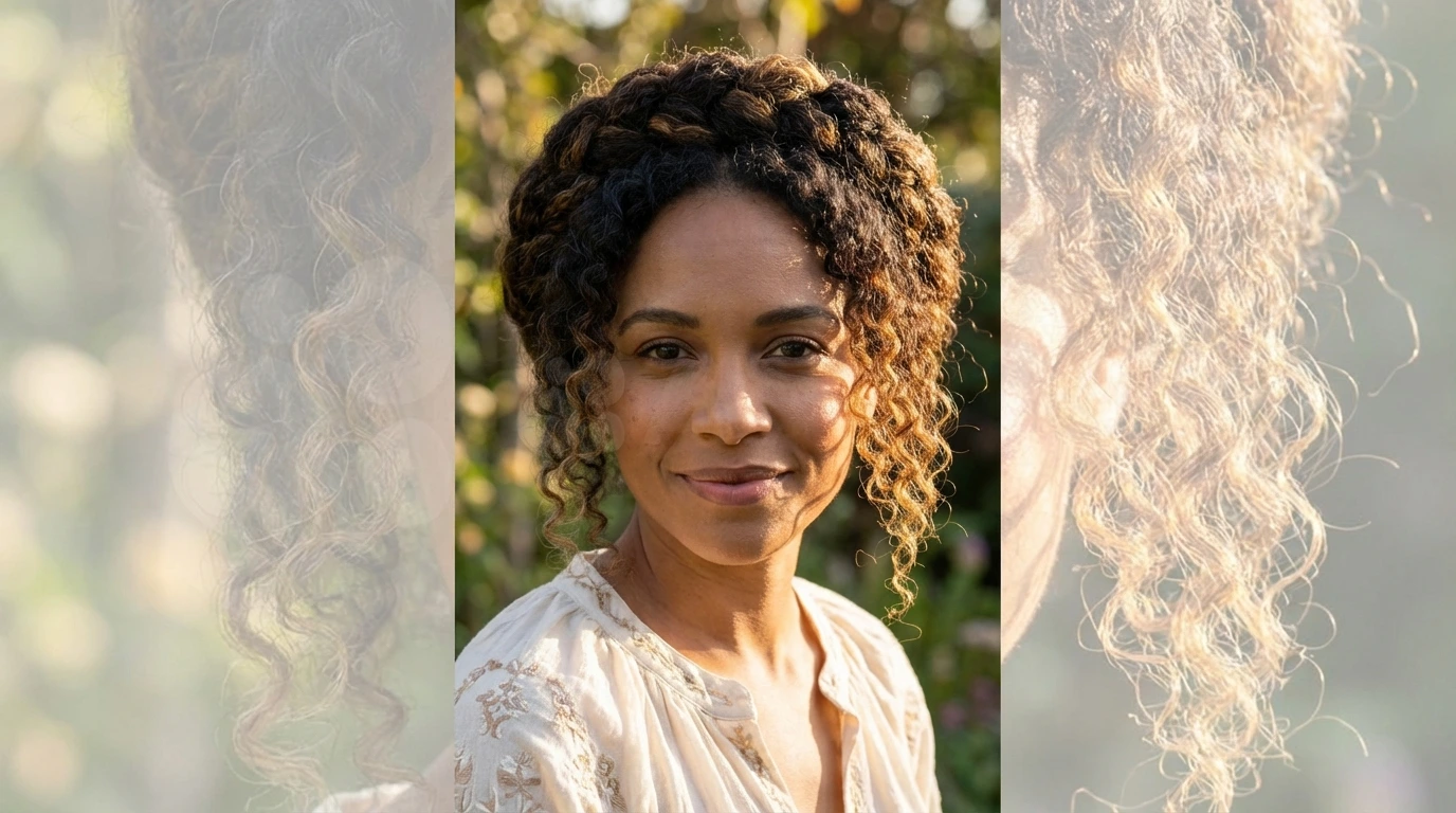 12. Curly Crown Braid