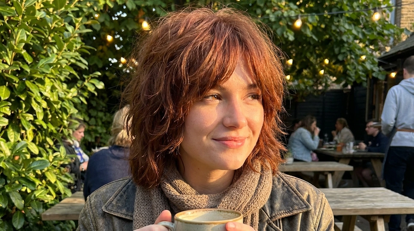 Textured Layers with Bangs