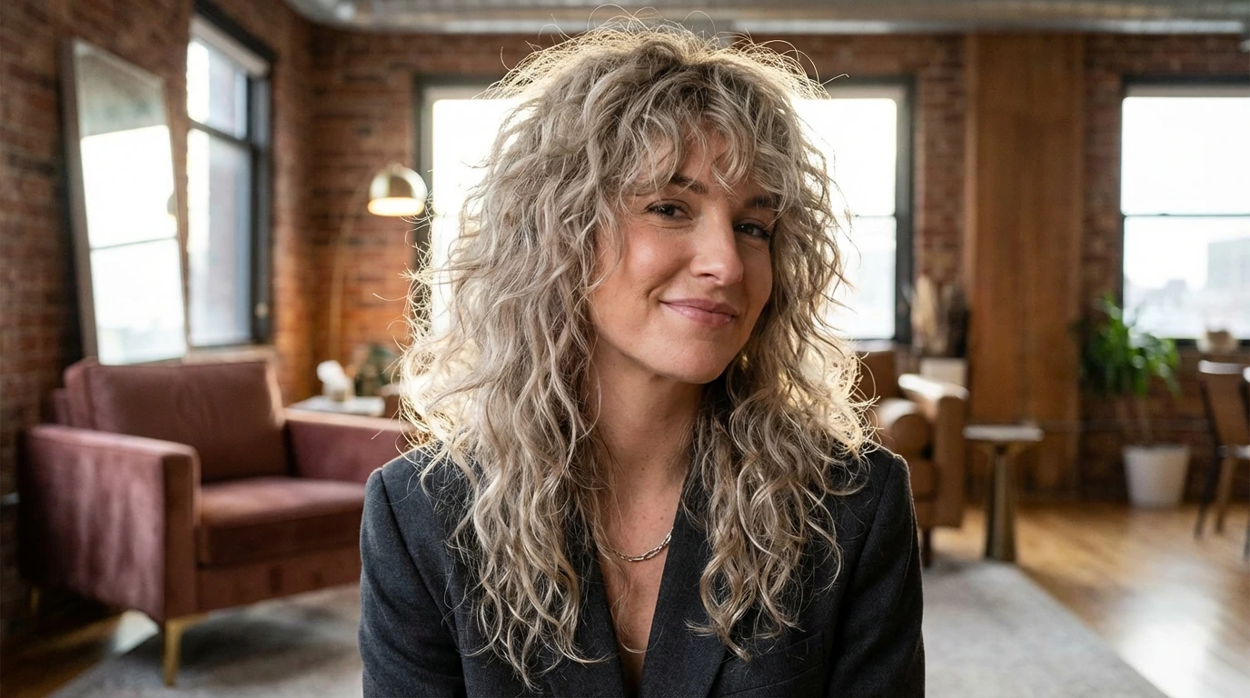 5. Shaggy Curly Layers