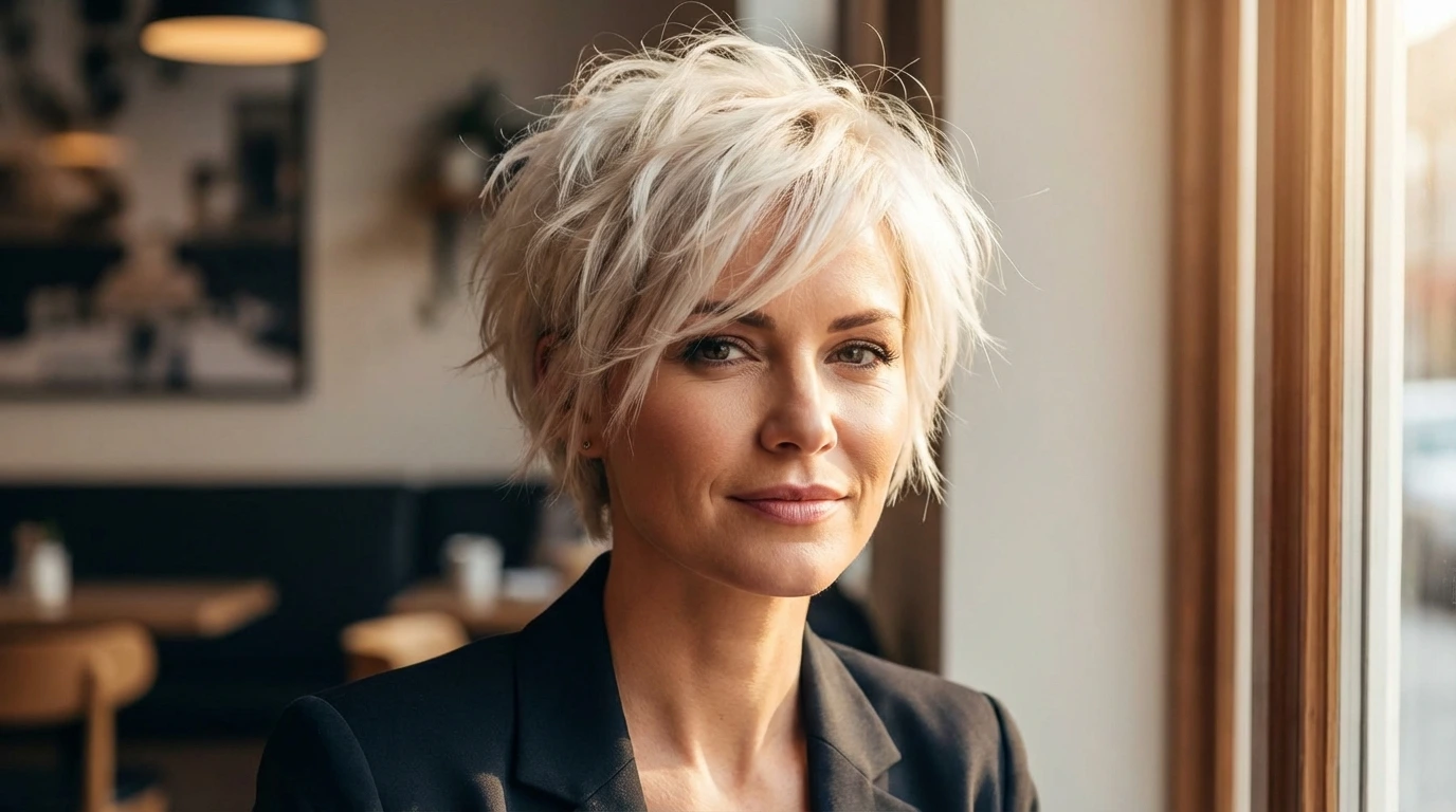 10. Bold Pixie Cut with Texture
