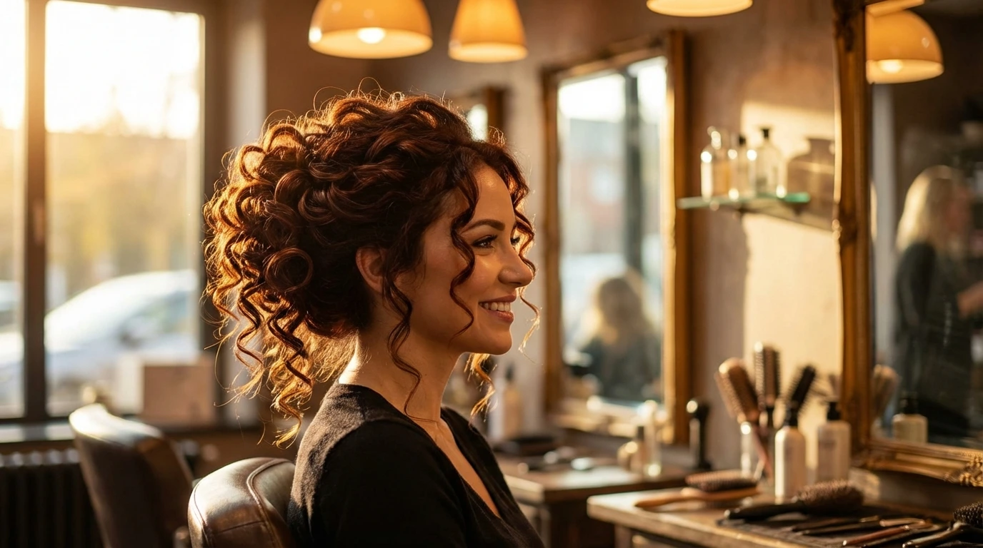 11. Curly Updo