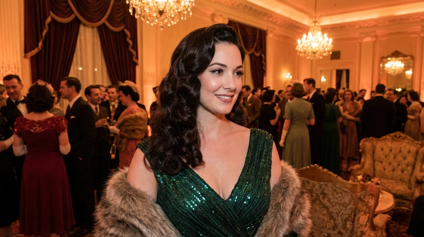 10. Retro Glam Waves