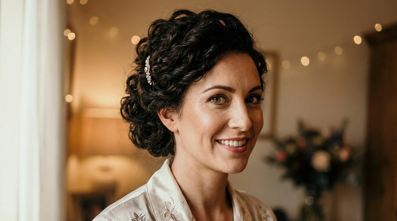 12. Curly Updo