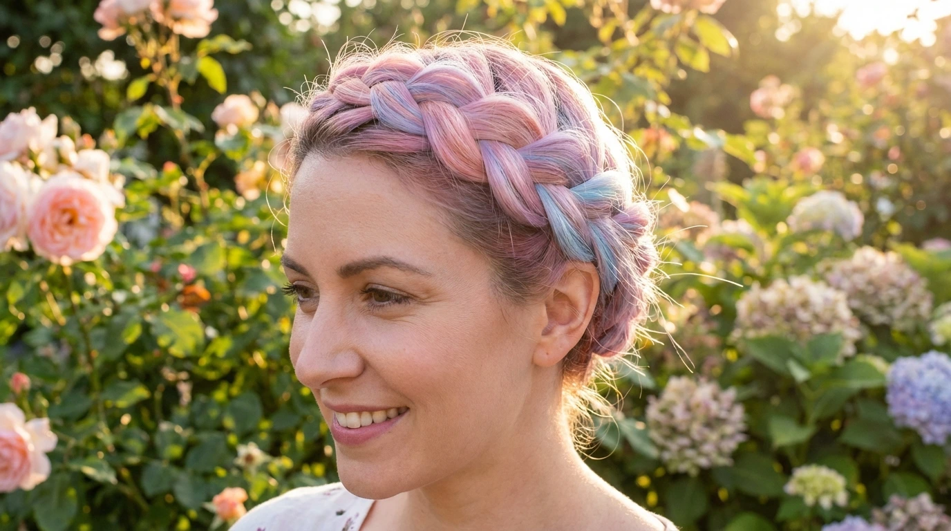 10. Crown Braid