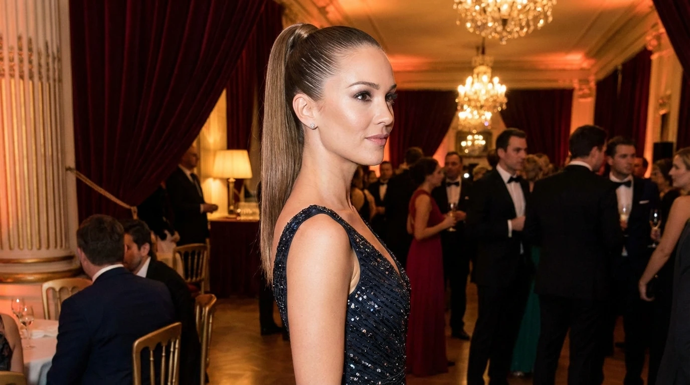 2. Sleek High Ponytail