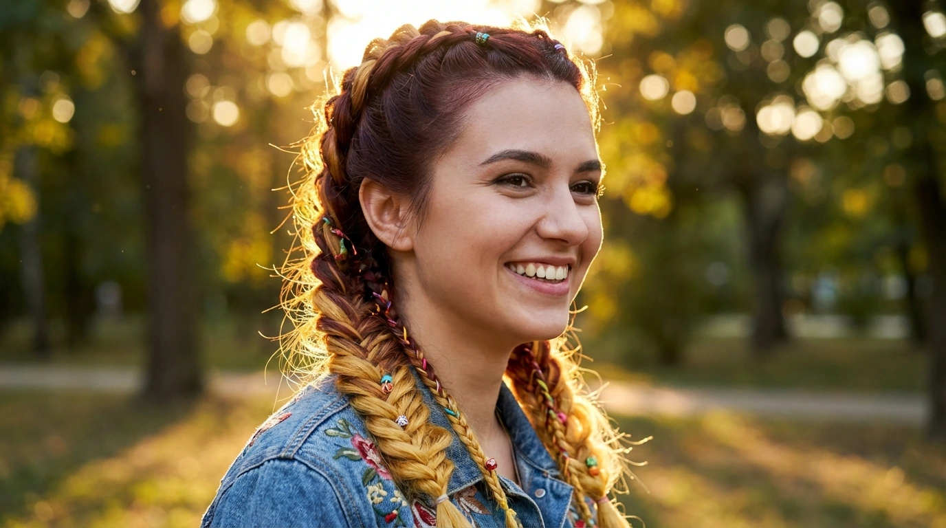 5. Playful Braids