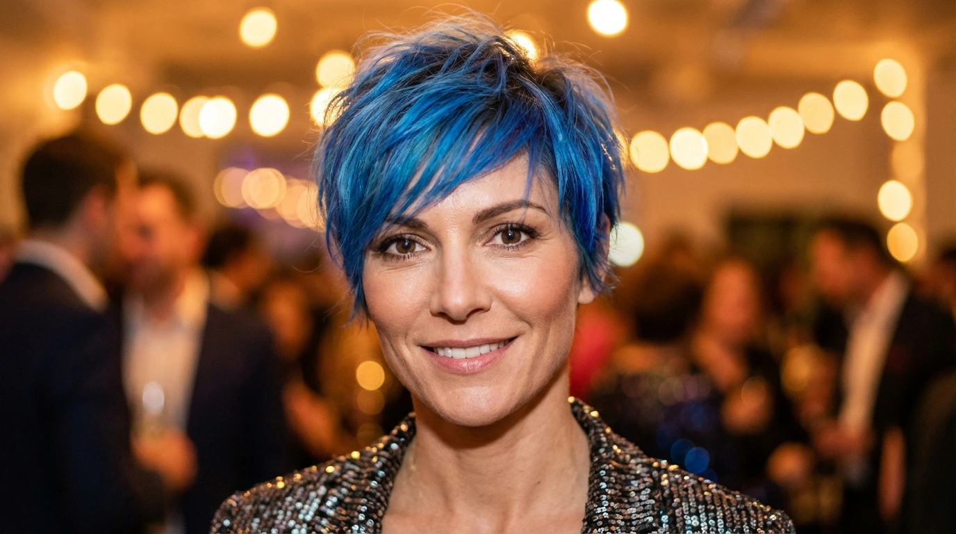 9. Pixie Cut with Textured Finish