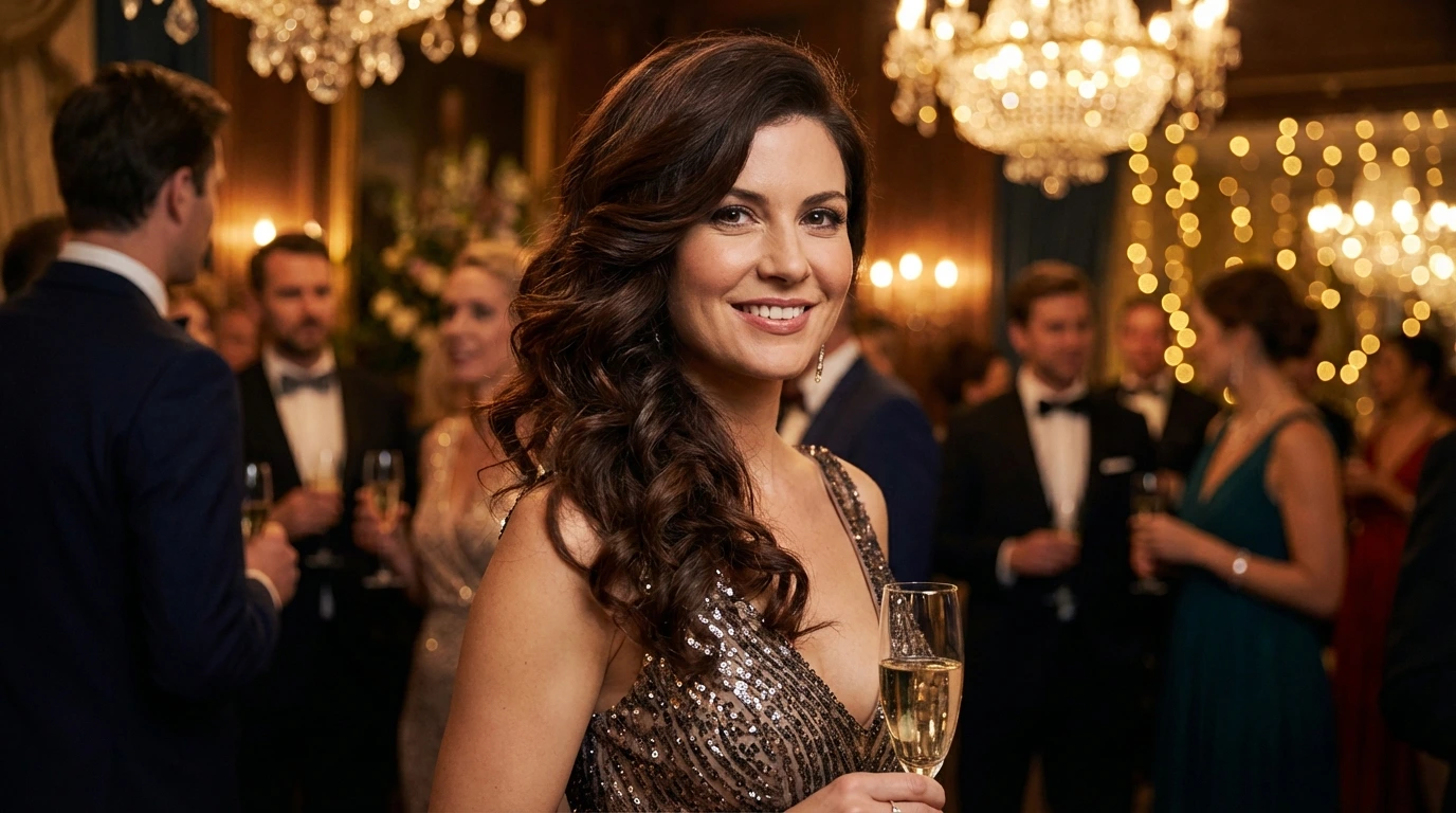 10. Side-Swept Curls
