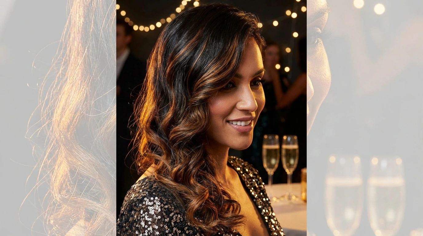 7. Side-Swept Curls