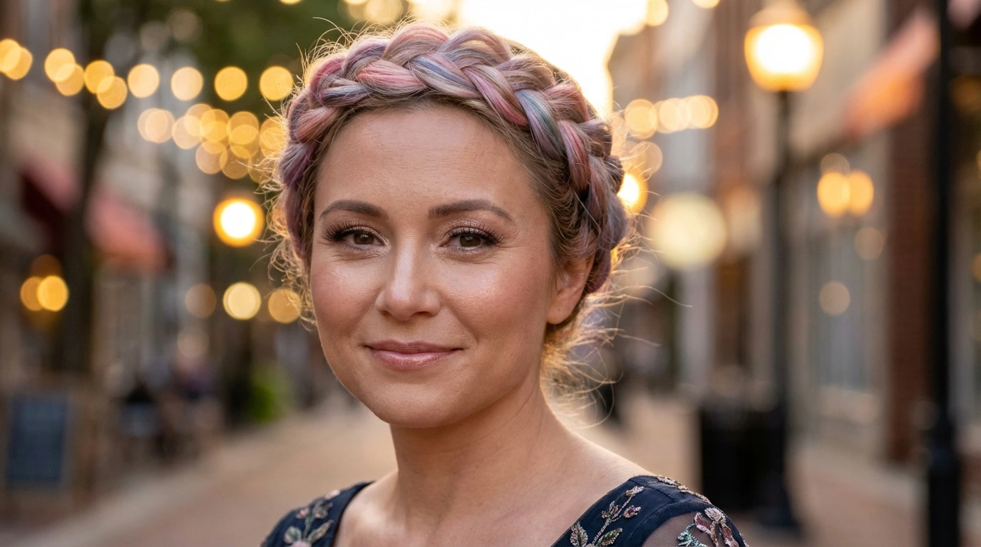 1318 4 braided crown 4. Braided Crown