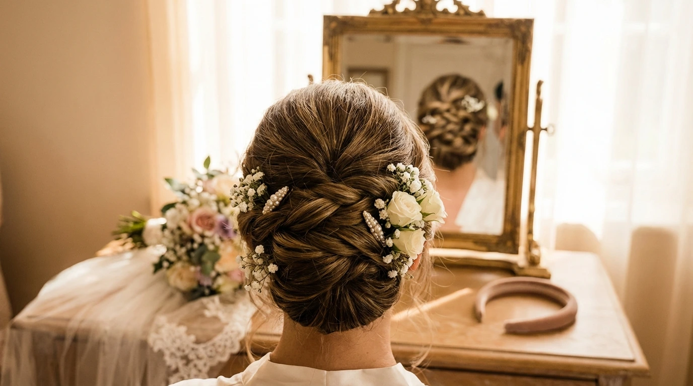French Twist with Accessories