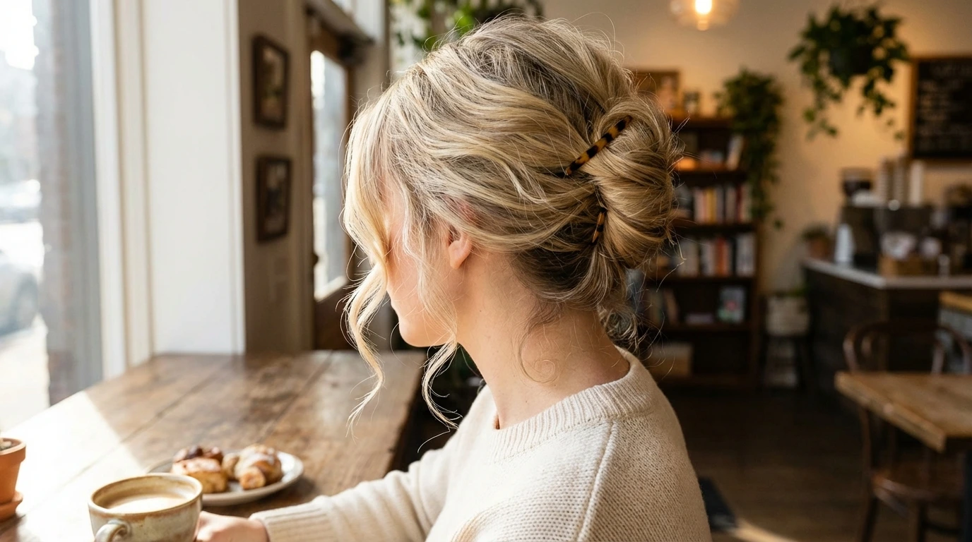Messy French Twist