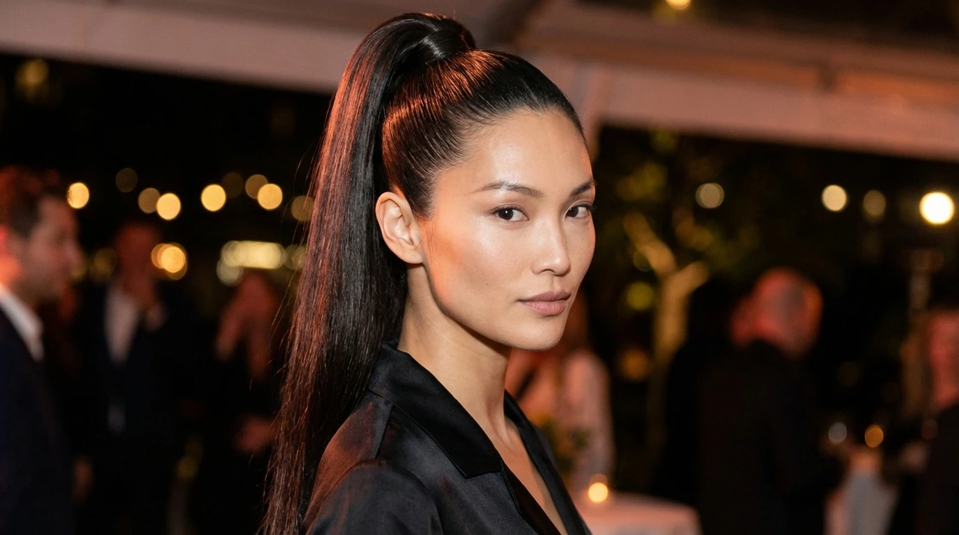 1. Sleek High Ponytail