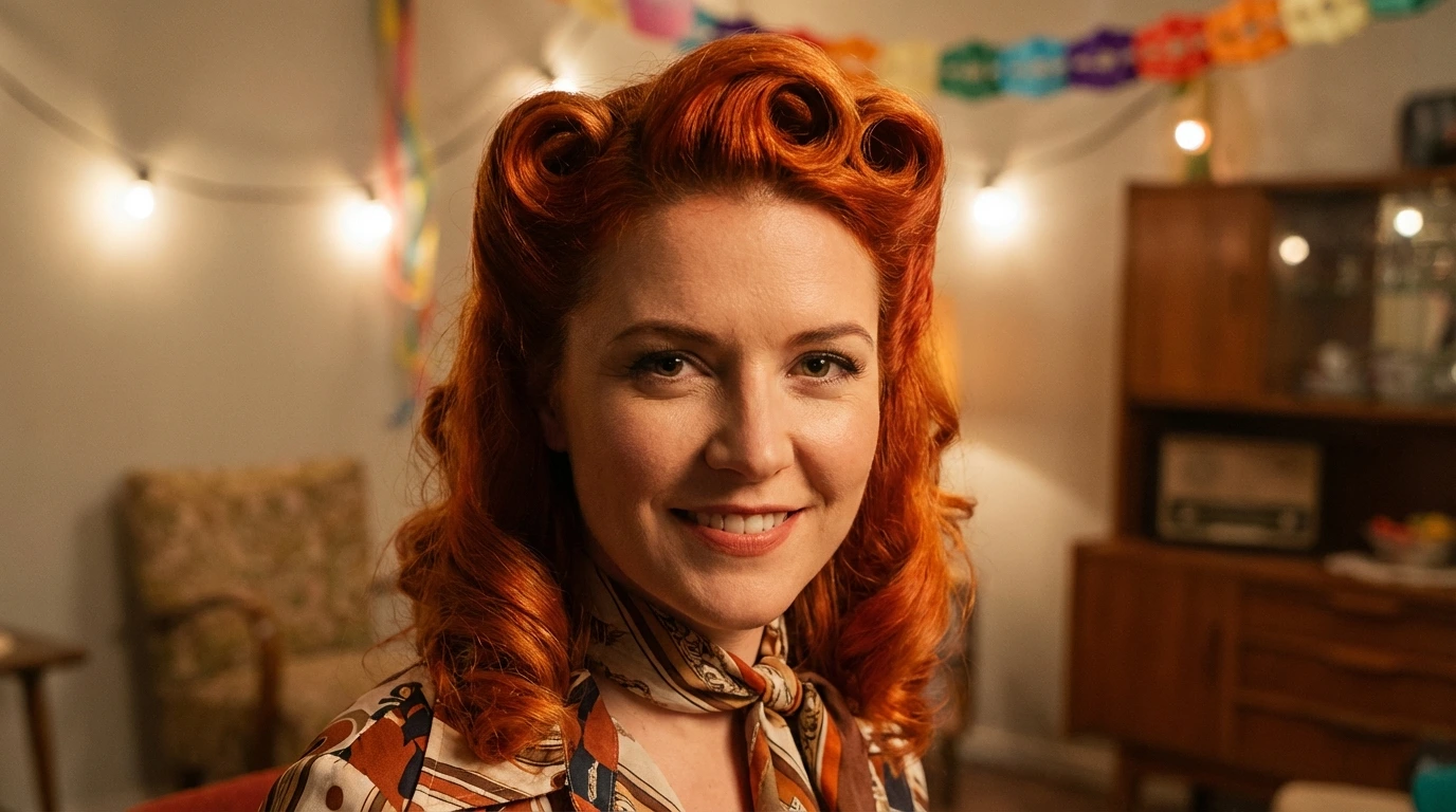 11. Pin-Up Inspired Victory Rolls