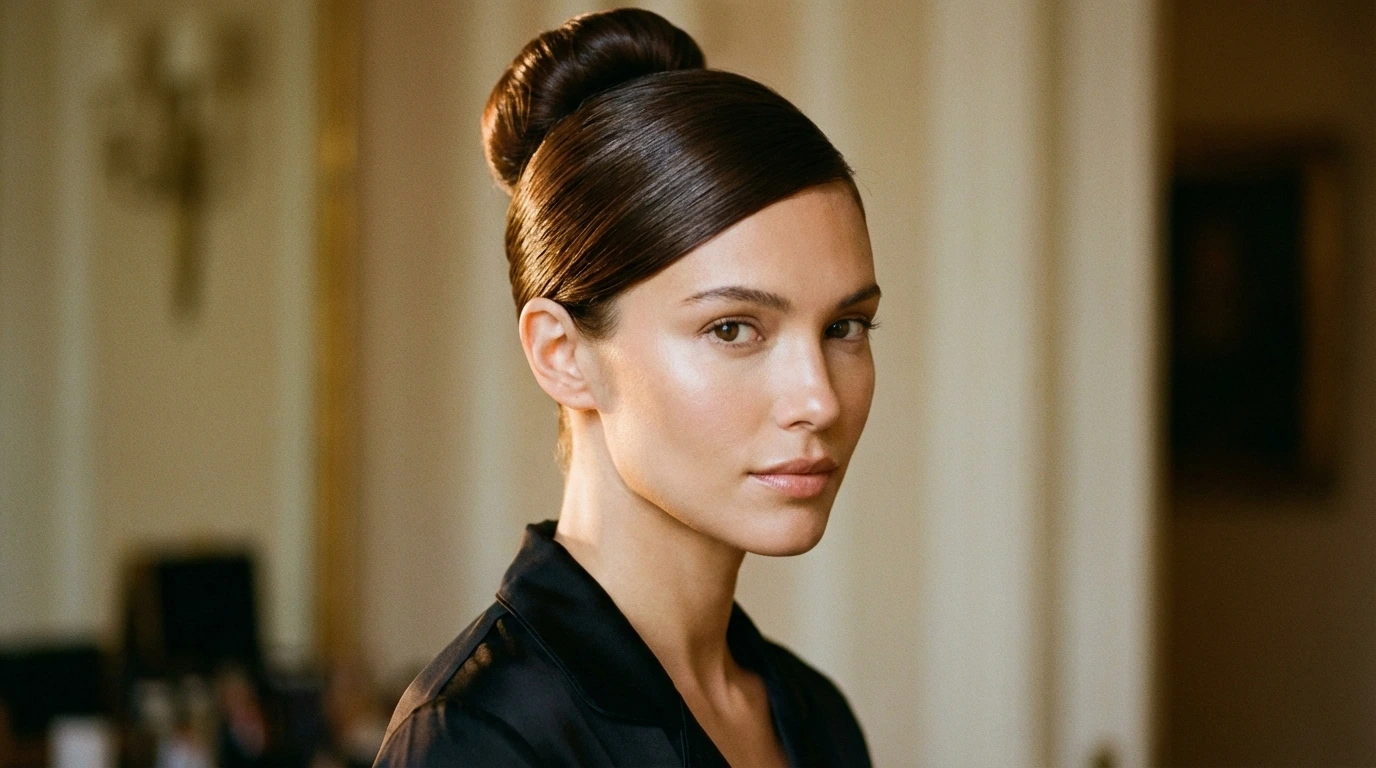 2. Chic High Bun