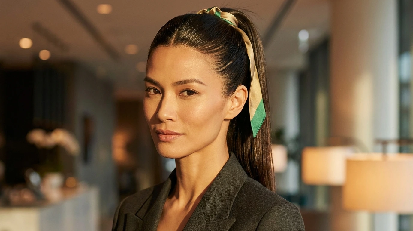2. Sleek High Ponytail