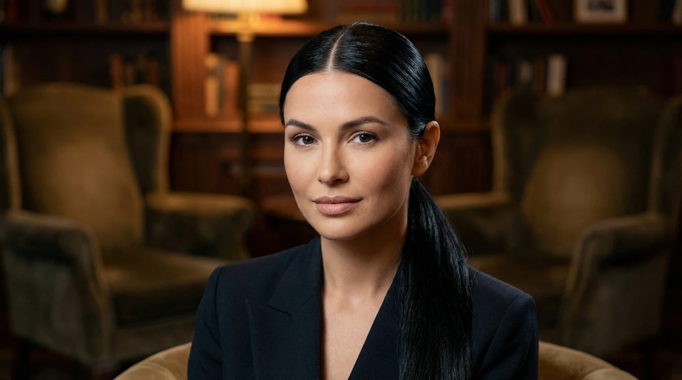 3. Sleek Low Ponytail