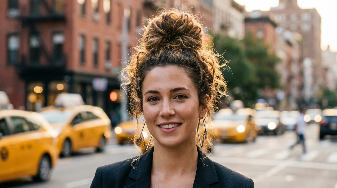 7. Voluminous Top Knot