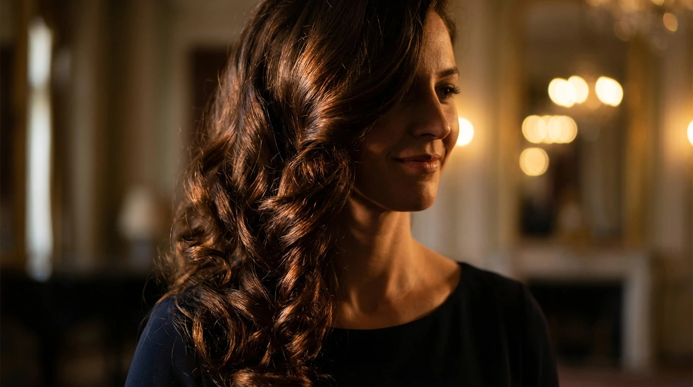 10. Side-Swept Curls