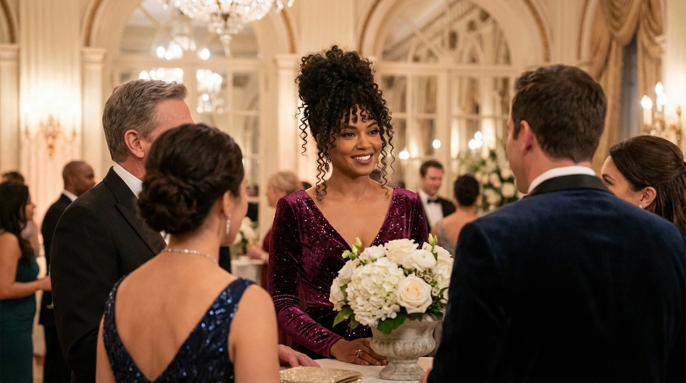 4. Big Curly Updo