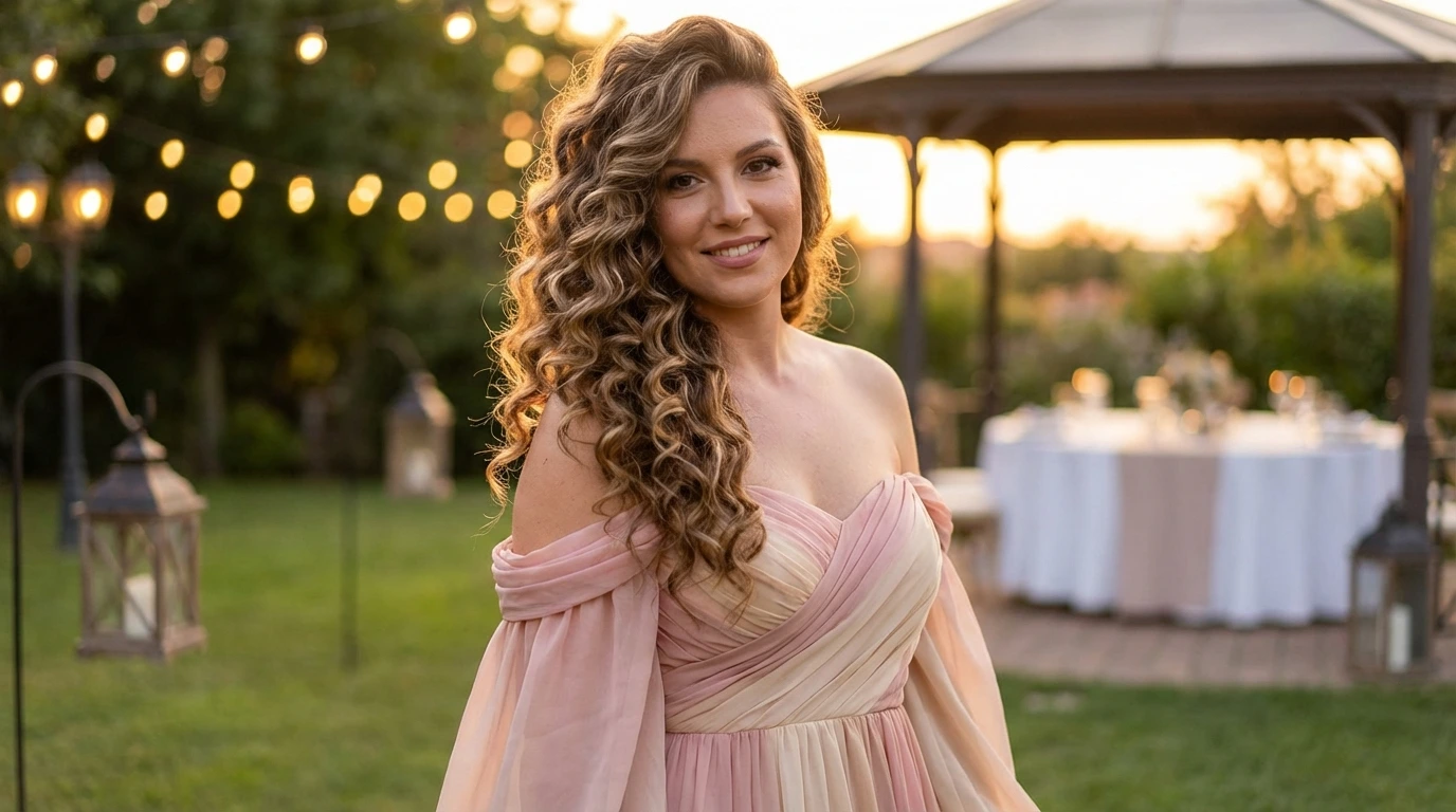 1330 9 side swept curls 9. Side-Swept Curls