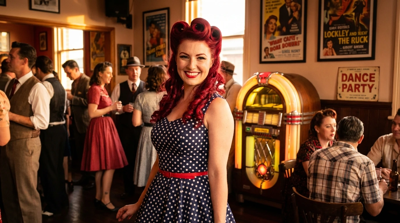 12. Vintage Pin-Up Style