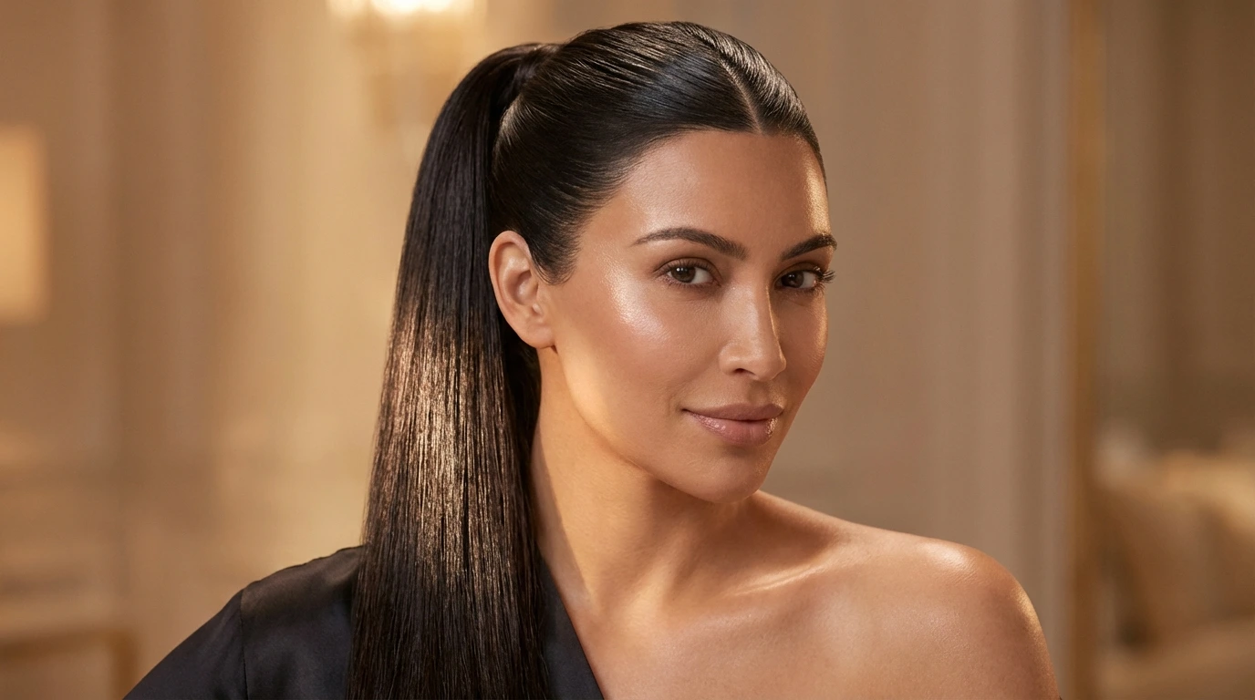 1. Sleek High Ponytail