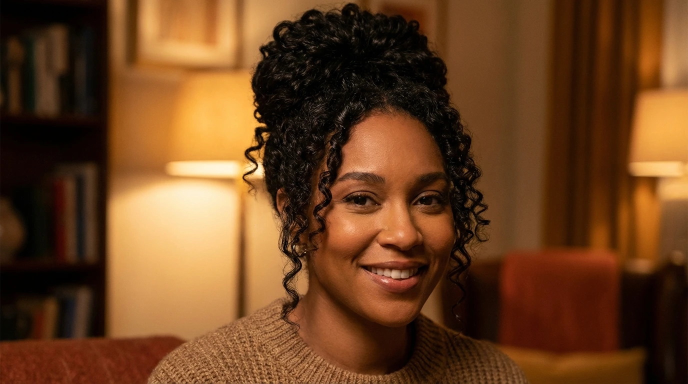 10. Curly Updo