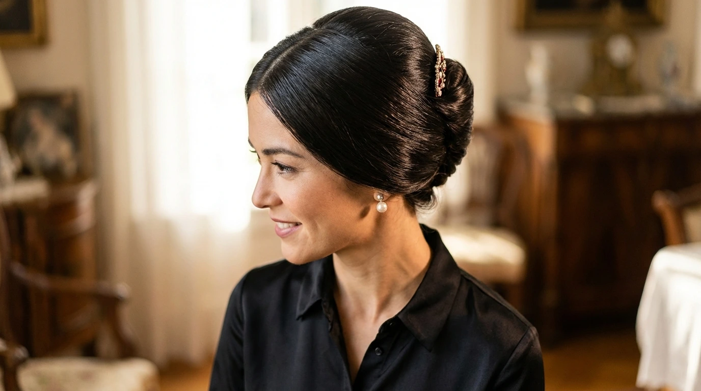9. Classic French Twist