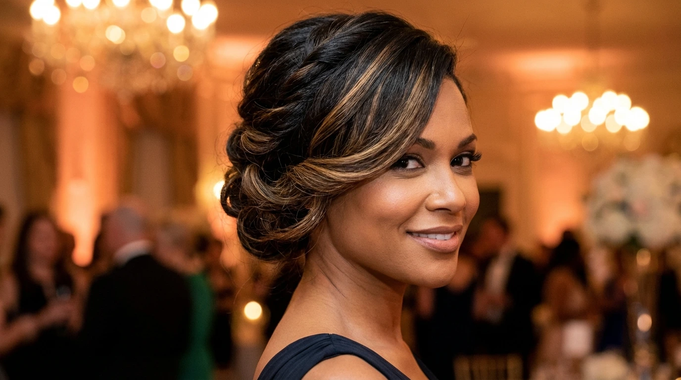6. Twisted Updo
