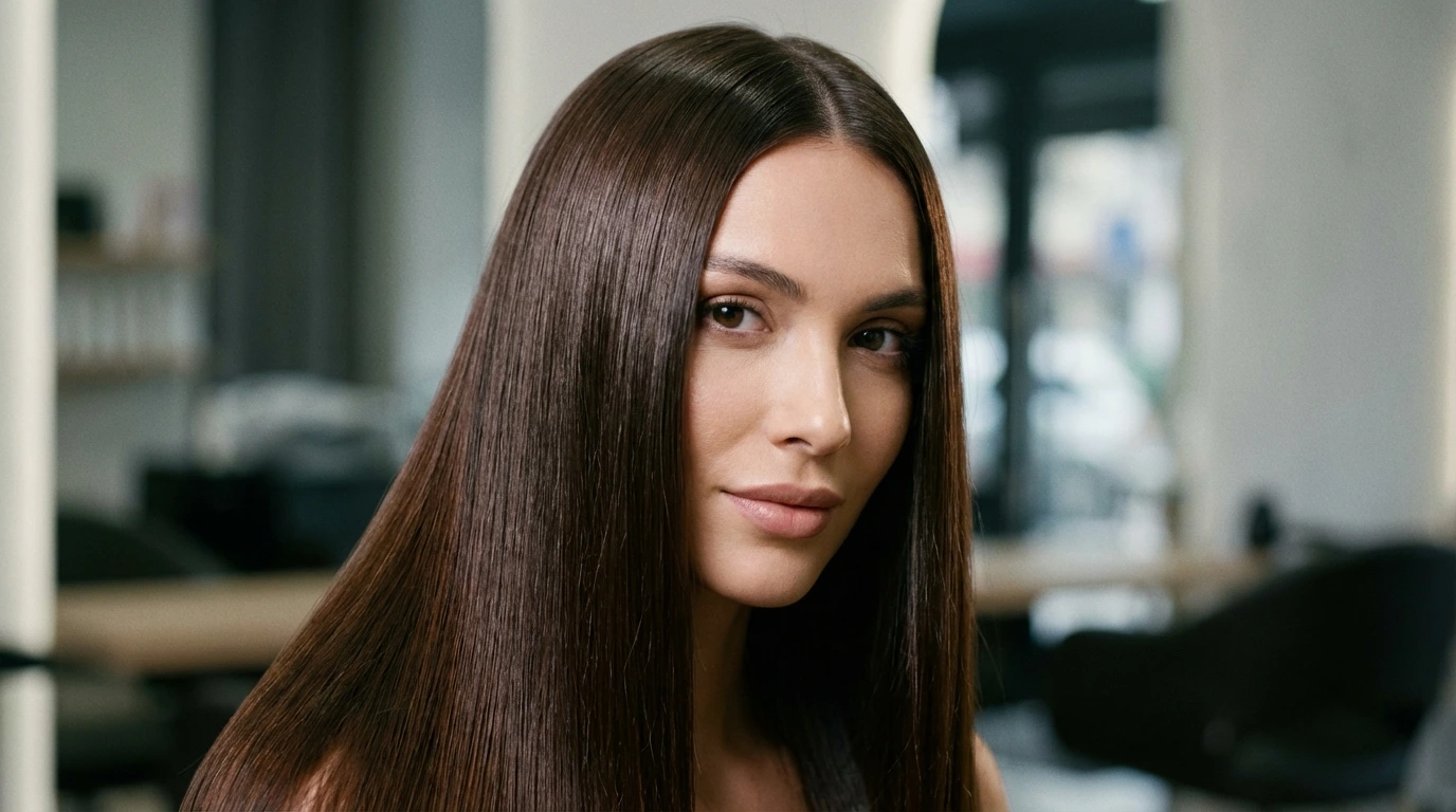 7. Classic Straight Hair