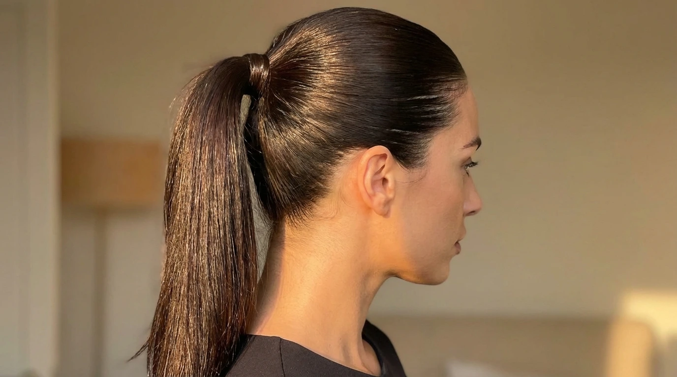 2. Sleek High Ponytail