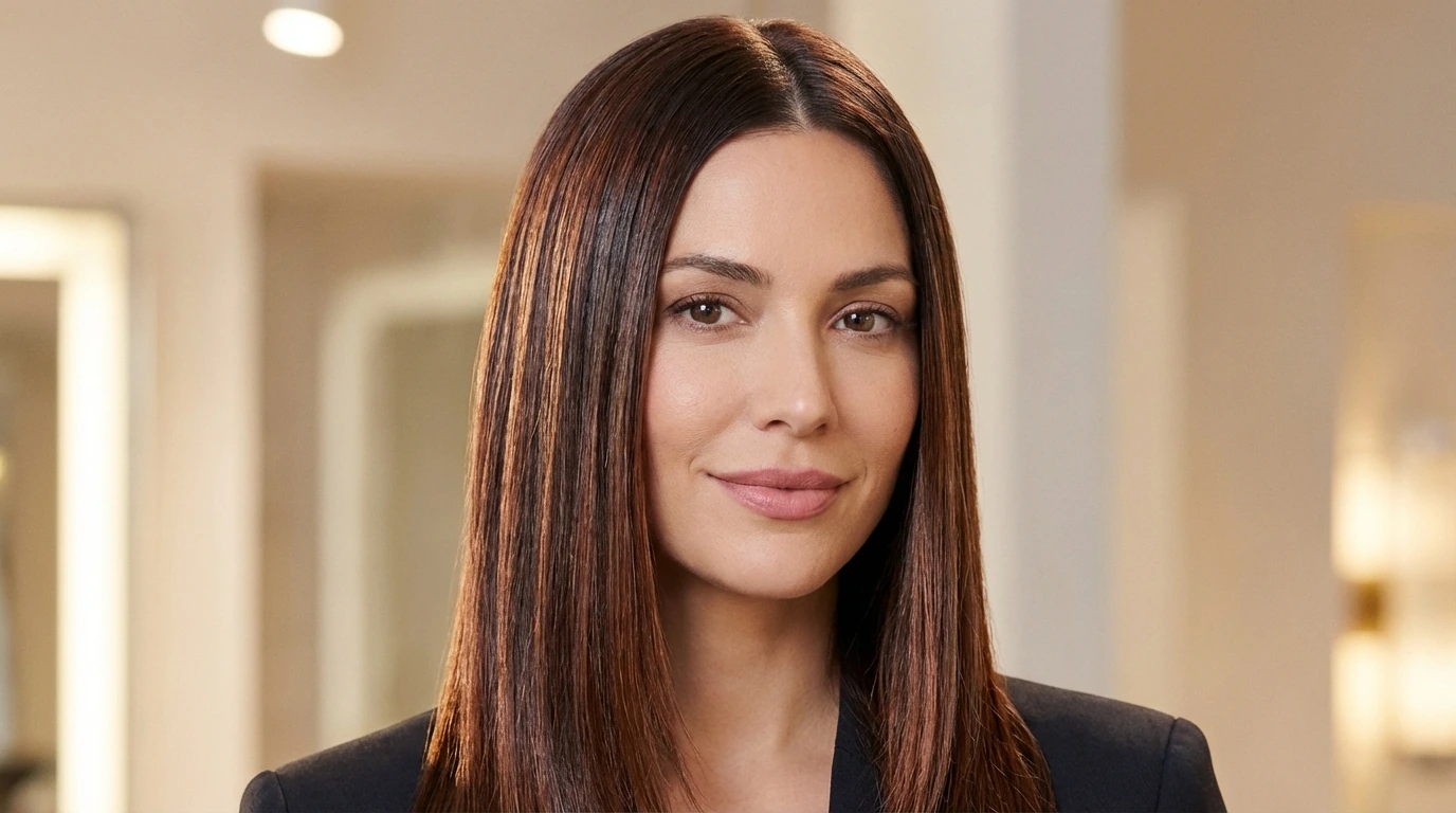 12. Shiny Straight Hair