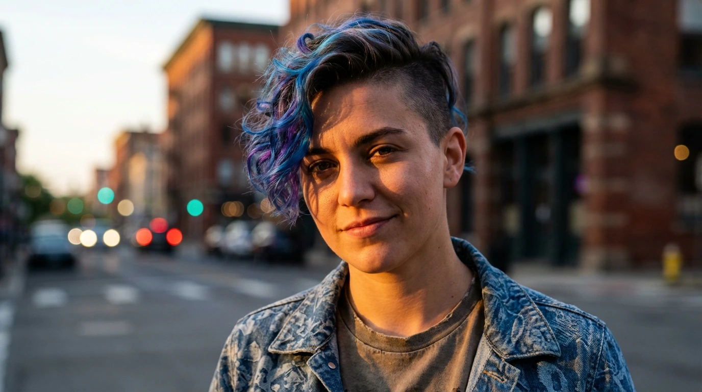 9. Funky Undercut with Textured Top