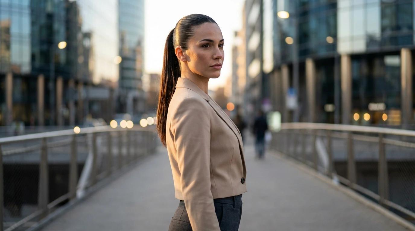 2. Sleek High Ponytail