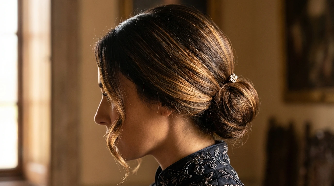4. Elegant Chignon
