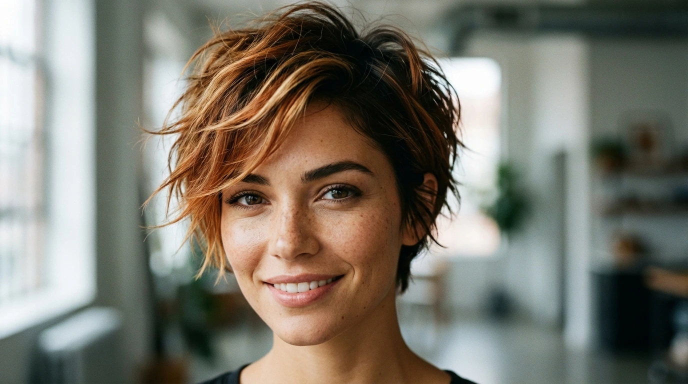 9. Textured Pixie Cut