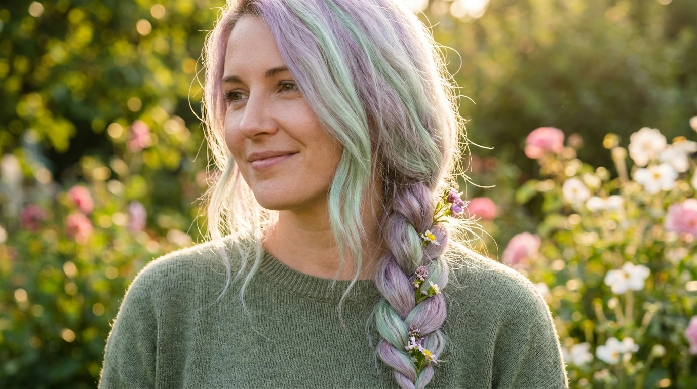 12. Twisted Side Braid