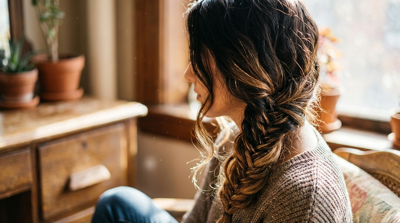 7. Bold Fishtail Braid