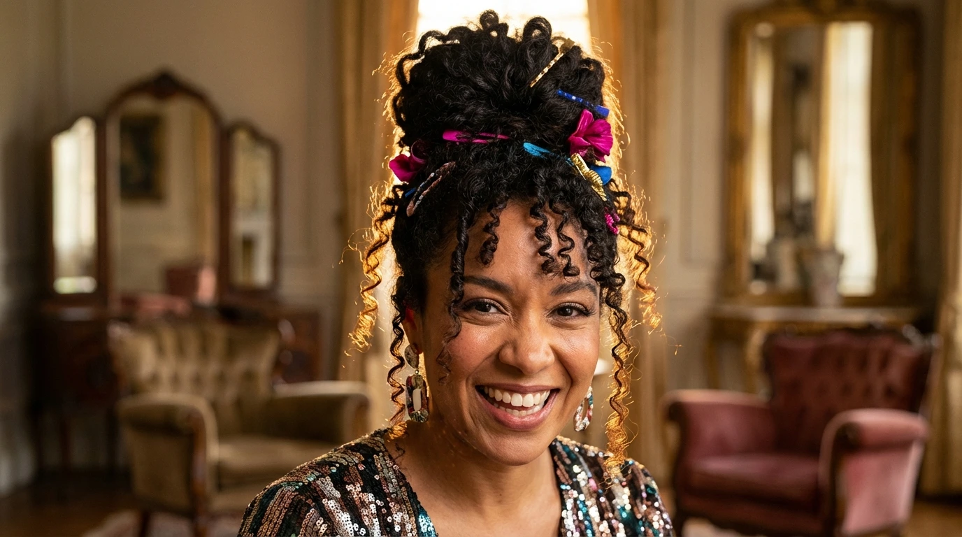 11. Curly Updo