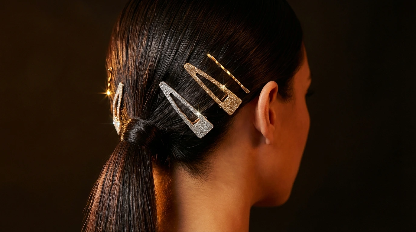 9. Glittery Hair Accessories