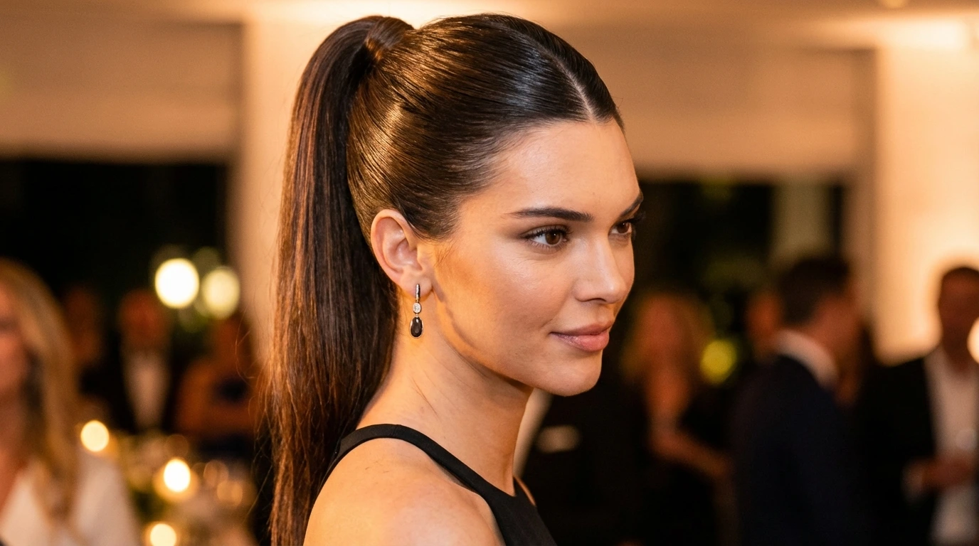 2. Sleek High Ponytail