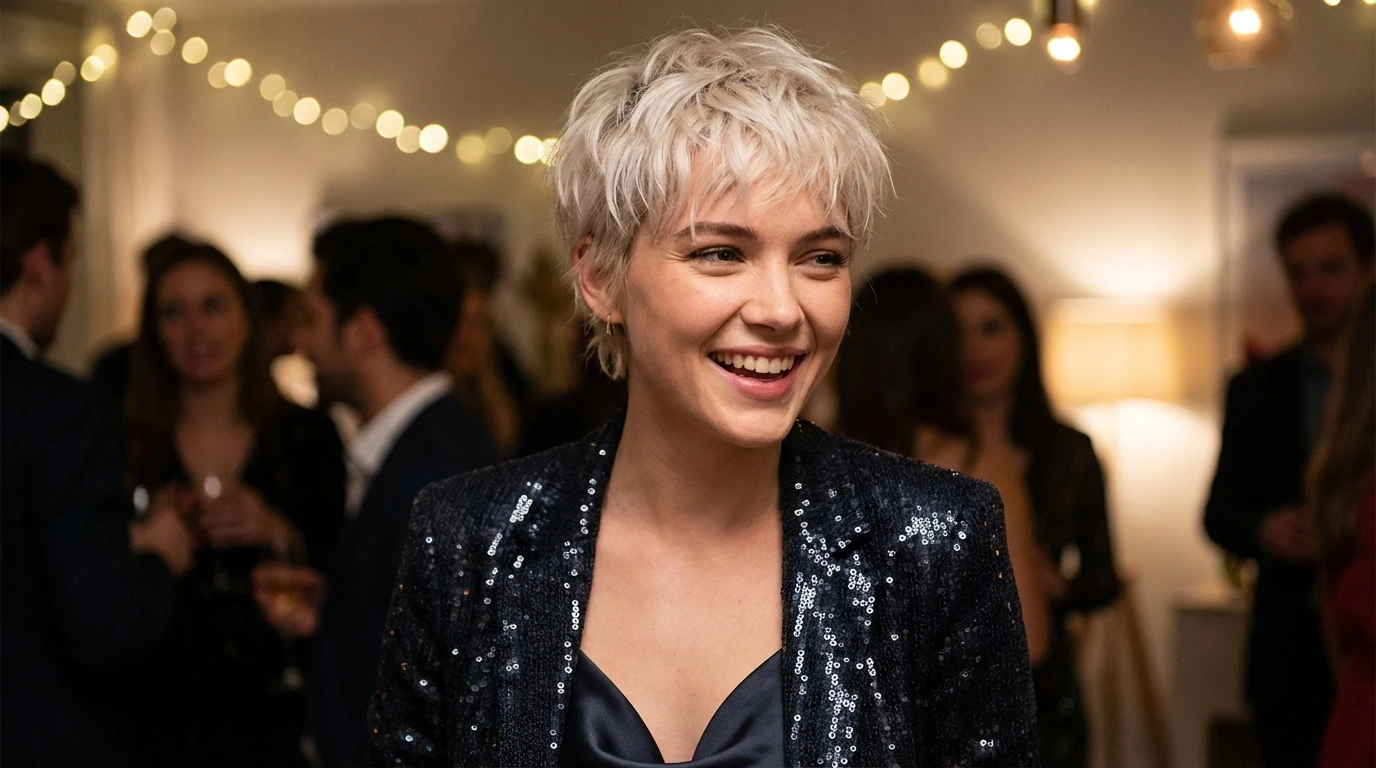 8. Textured Pixie Cut