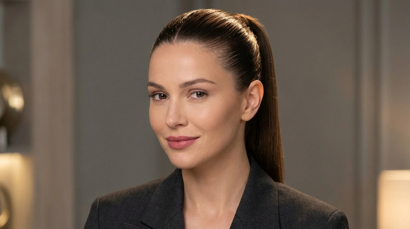2. Sleek High Ponytail