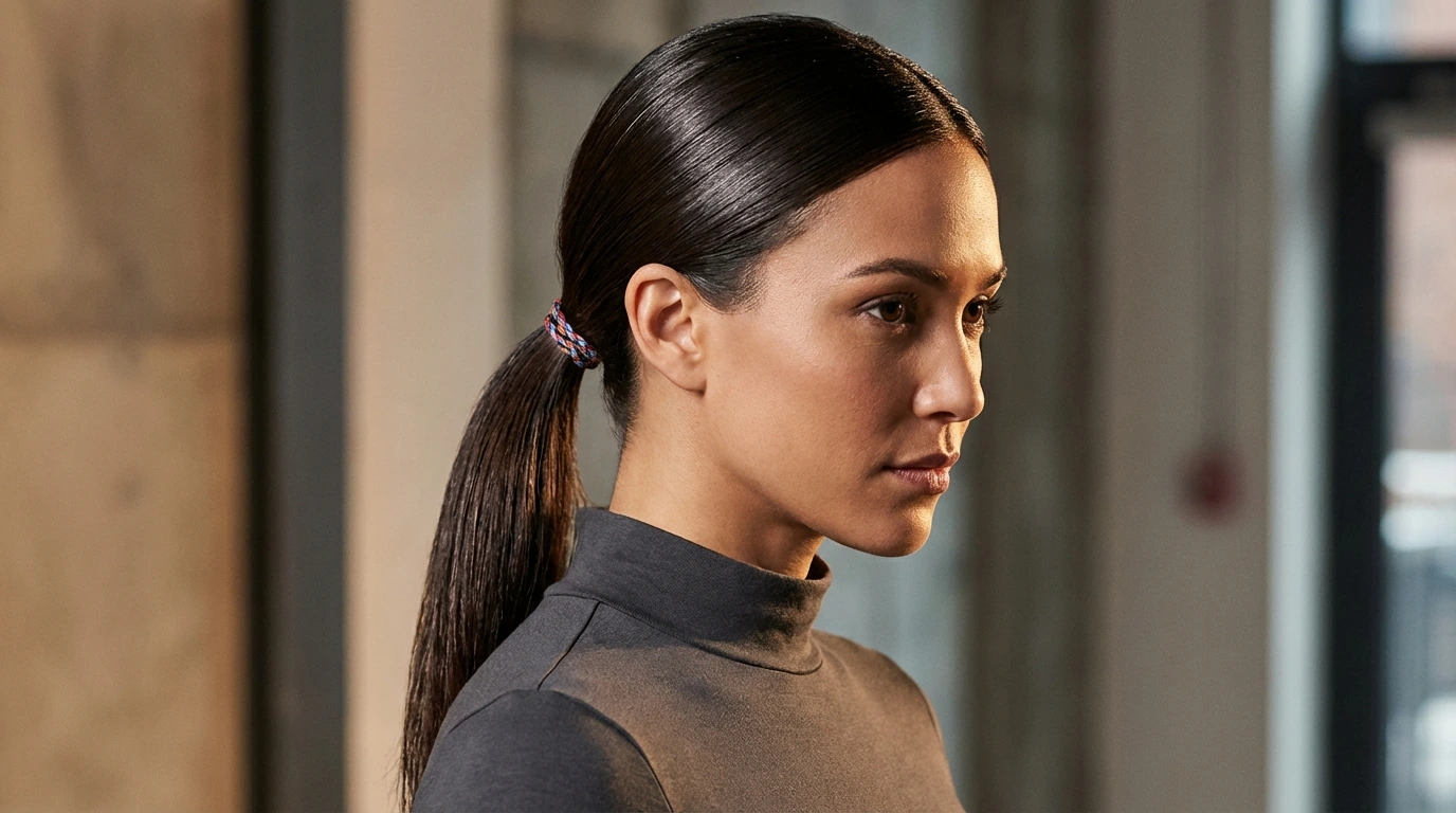 4. Sleek Ponytail